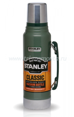 Термос STANLEY Legendary Classic 1 л темно-зеленый — практичный подарок на 23 февраля сыну